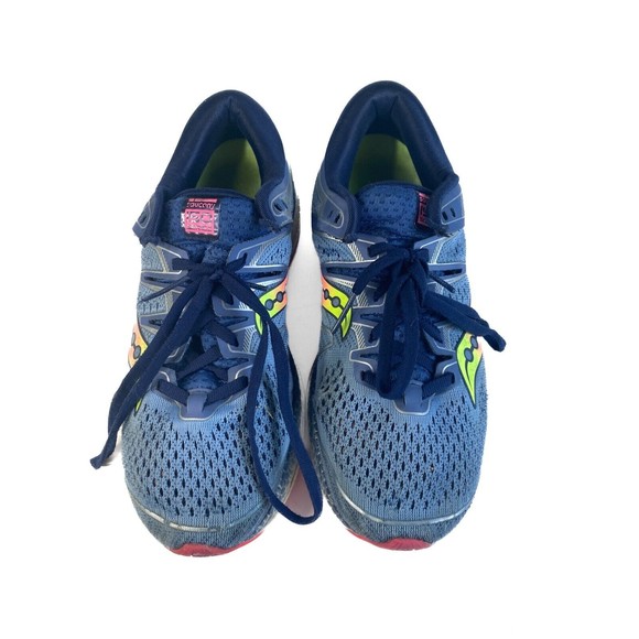 Saucony Womens Triumph ISO 5 S10462-1 Blue Running Shoes Sneakers Size 10 - Picture 1 of 3